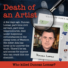 Load image into Gallery viewer, Unsolved Murder Mystery Game - FPI Mystery: Death of an Artist - Cold Case Detective Game for Adults & Teens