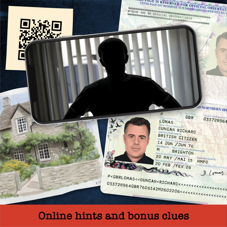 Unsolved Murder Mystery Game - FPI Mystery: Death of an Artist - Cold Case Detective Game for Adults & Teens