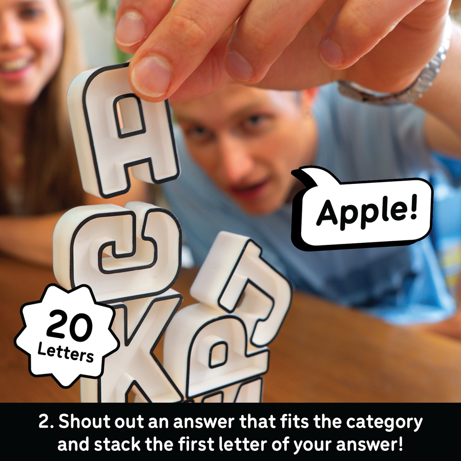 Stack It - Hilarious Stacking Party Game For Family, Kids & Adults