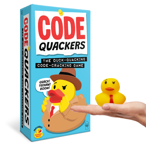 Lucky Egg Code Quackers – Hilarious Sound & Memory Party Game with Squeaky Duck