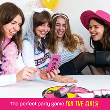 Load image into Gallery viewer, Lucky Egg Unfiltered Girls Night Games – Hilarious Adult Party Game with 200 Outrageous Scenario Cards – Perfect Bachelorette Party Games for an Unforgettable Girls Night (3-8 Players)
