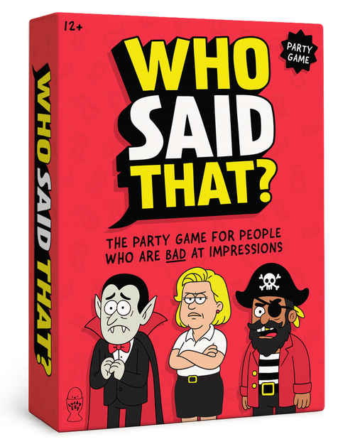 Who Said That - Funny Impressions Party Game For People Bad At Impressions