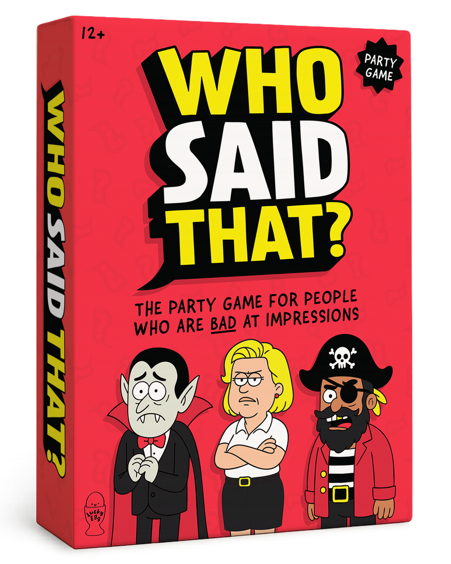 Who Said That - Funny Impressions Party Game For People Bad At Impressions