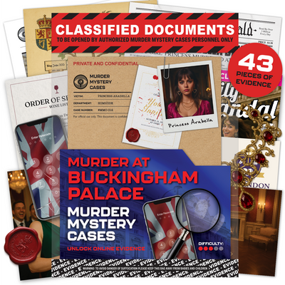 Lucky Egg MMC Buckingham Palace – Murder Mystery Game for Adults & Teens