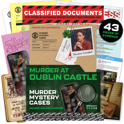 Lucky Egg MMC Dublin Castle – Murder Mystery Game for Adults & Teens
