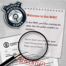 Load image into Gallery viewer, MMC Murder at The White House – Thrilling Murder Mystery Games for Adults in Washington D.C. – 37 Evidence Pieces, 150 Min Gameplay (3.5/5 Difficulty)