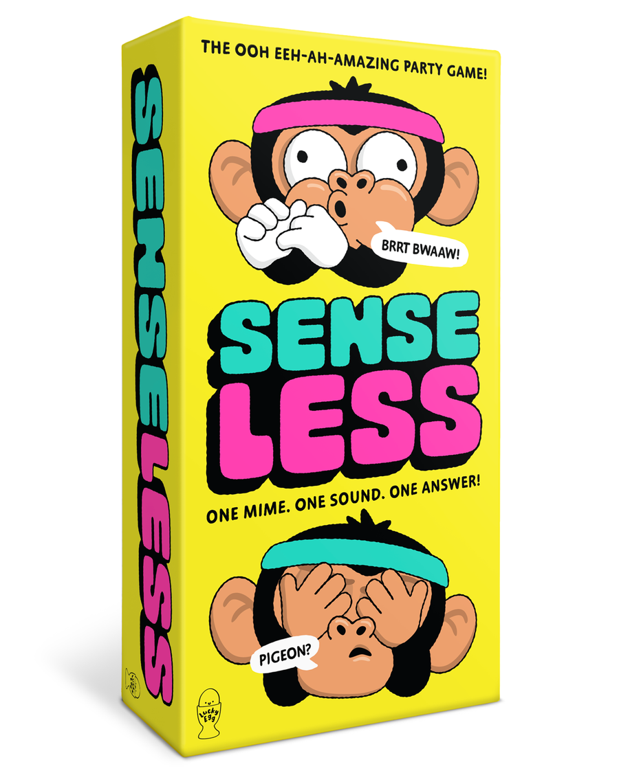 Lucky Egg Senseless Board Game - Hilarious Monkey-Themed Charades Party Game