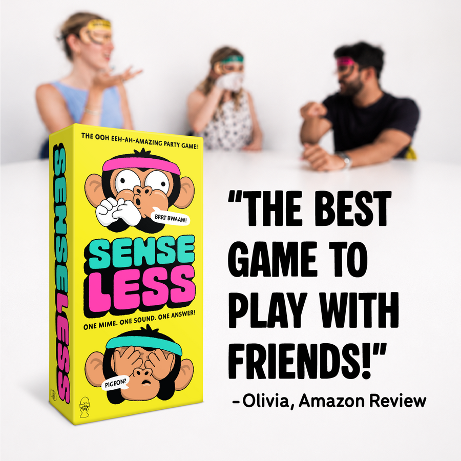 Lucky Egg Senseless Board Game - Hilarious Monkey-Themed Charades Party Game