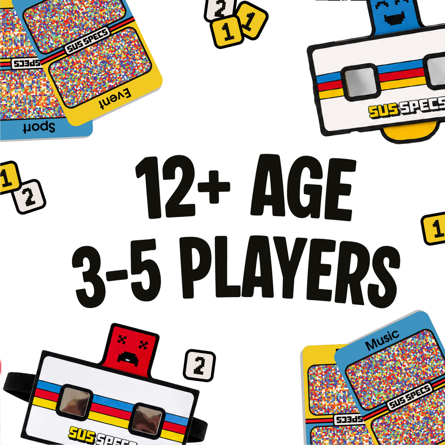 Lucky Egg Sus Specs - The Clueless Clue-Giving Imposter Game, Family Social Deduction Board Game