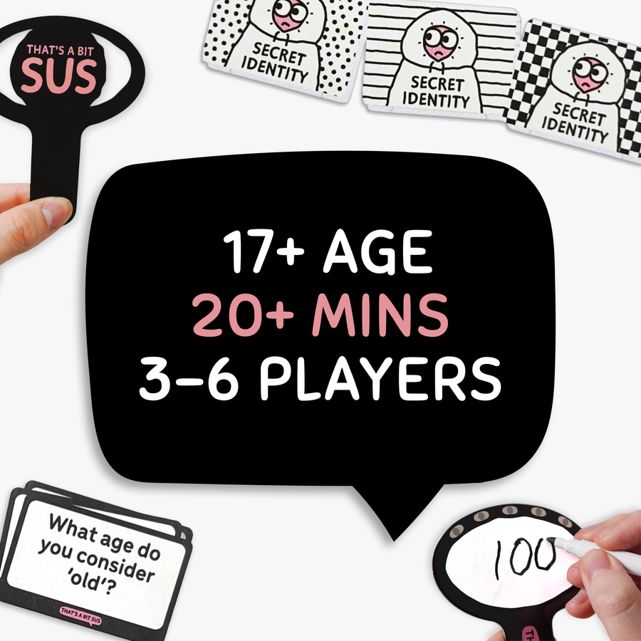 That's A Bit Sus - Spot the Imposter! - Suspicious Bluffing Board Game