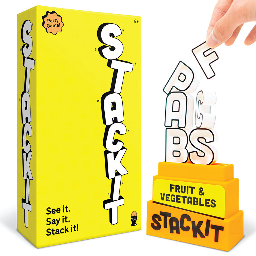 Stack It - Hilarious Stacking Party Game For Family, Kids & Adults