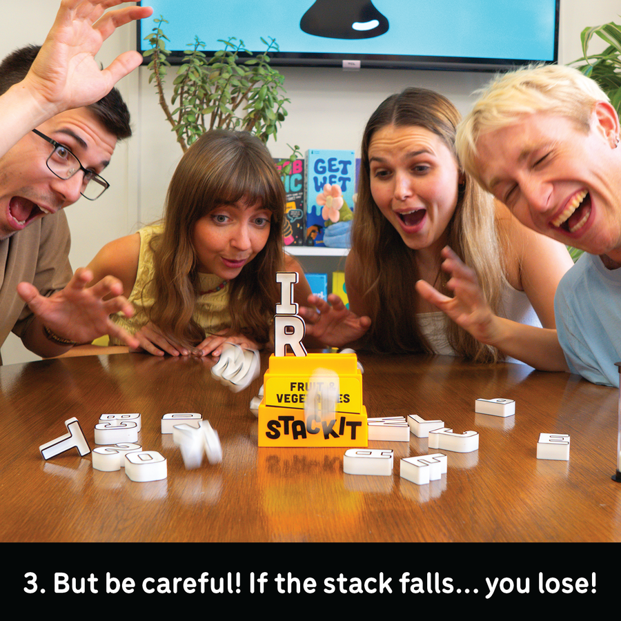Stack It - Hilarious Stacking Party Game For Family, Kids & Adults