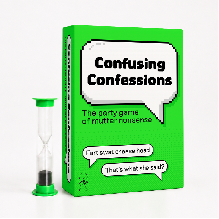 Confusing Confessions Board Games - Decode The Nonsense, Guess The Phrase - Funny Party Games For Adults & Family