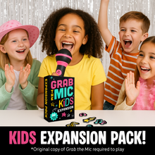 Load image into Gallery viewer, Grab The Mic: Kids Expansion, Kid-Friendly Karaoke Pack
