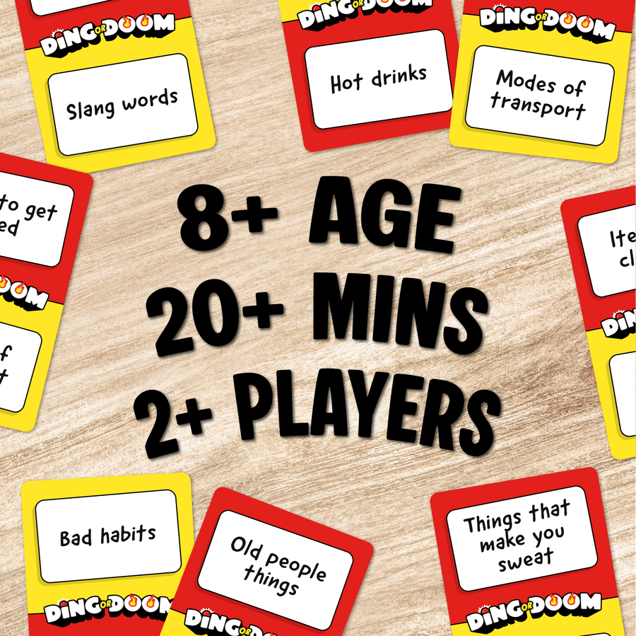 Lucky Egg Ding Or Doom – Fast-Paced Buzzer Party Game for Kids, Teens & Adults