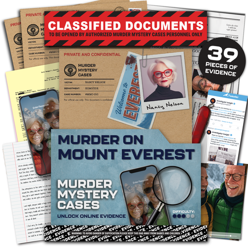 MMC Mount Everest - Murder Mystery Game for Adults on Date/Game Night