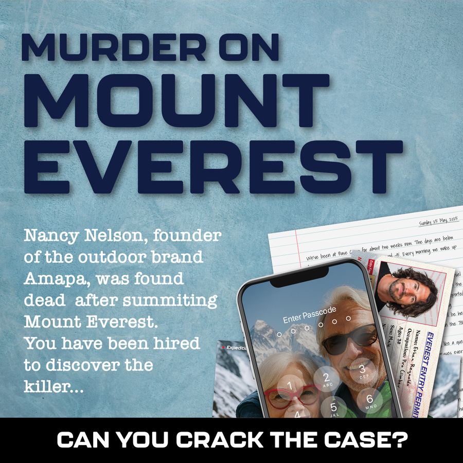 MMC Mount Everest - Murder Mystery Game for Adults on Date/Game Night