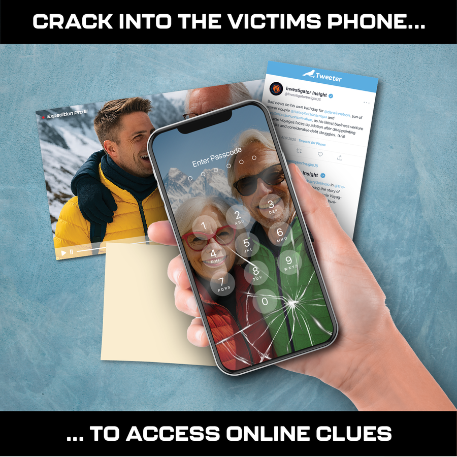 MMC Mount Everest - Murder Mystery Game for Adults on Date/Game Night