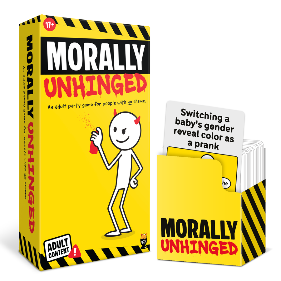 Lucky Egg Morally Unhinged Party Game - Dark Humor Card Game for Adults