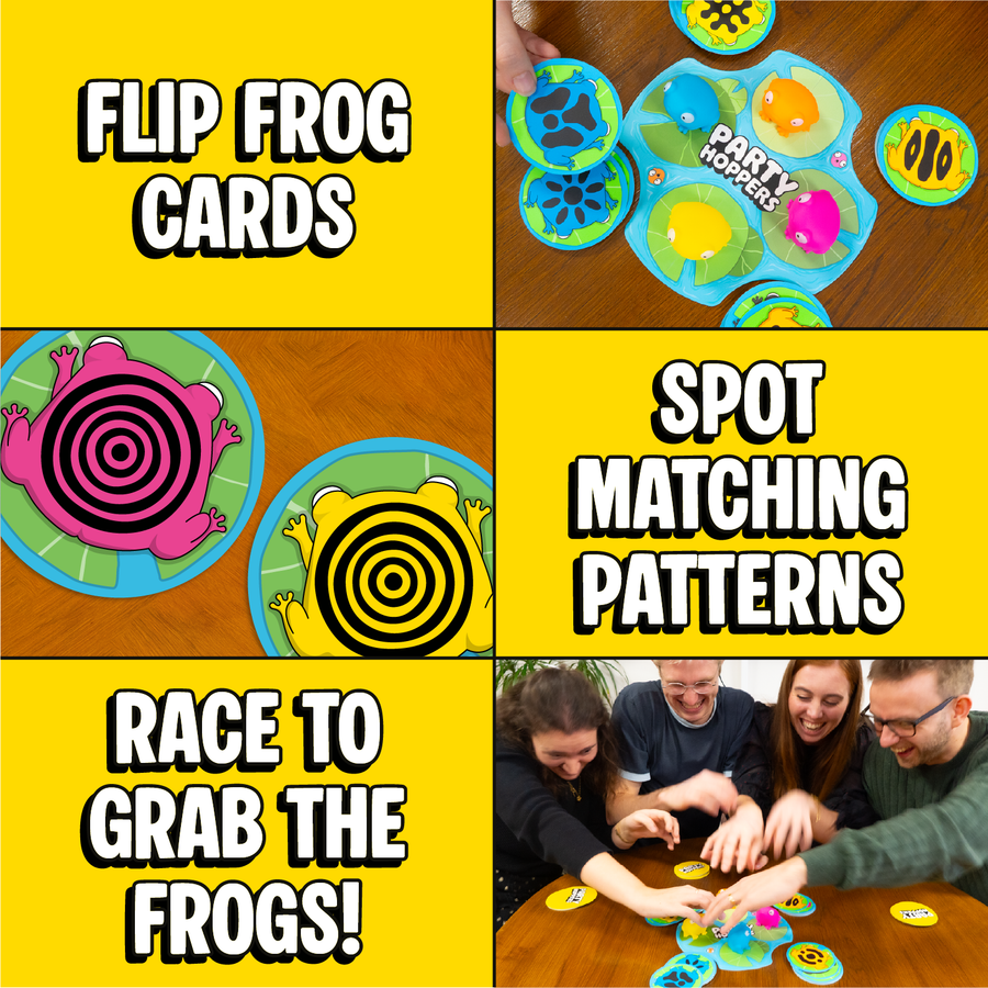 Party Hoppers - Frantic Frog Memory & Matching Game For Family & Adult