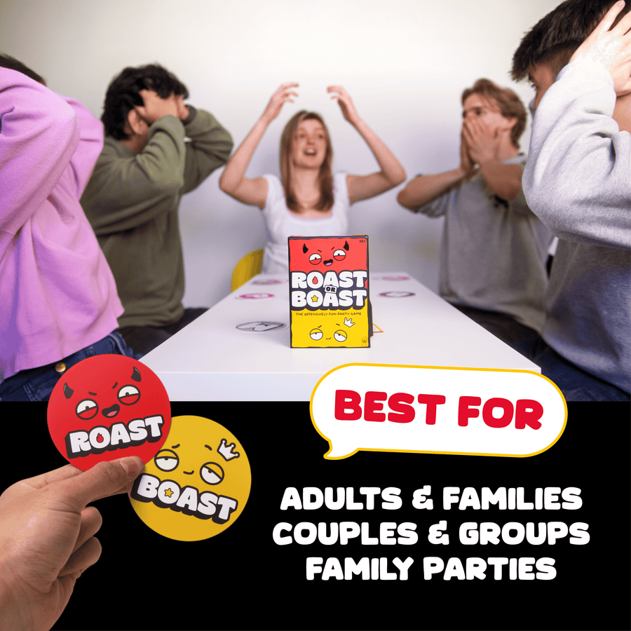 Roast or Boast - Offensively Fun Party Card Game for Adults & Teens