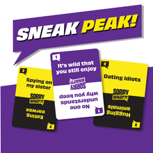 Load image into Gallery viewer, Lucky Egg Sorry What?! Expansion Pack - Insults Edition
