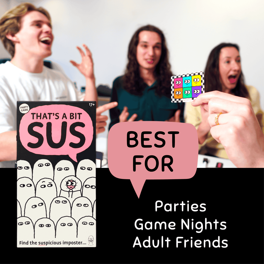 That's A Bit Sus - Spot the Imposter! - Suspicious Bluffing Board Game