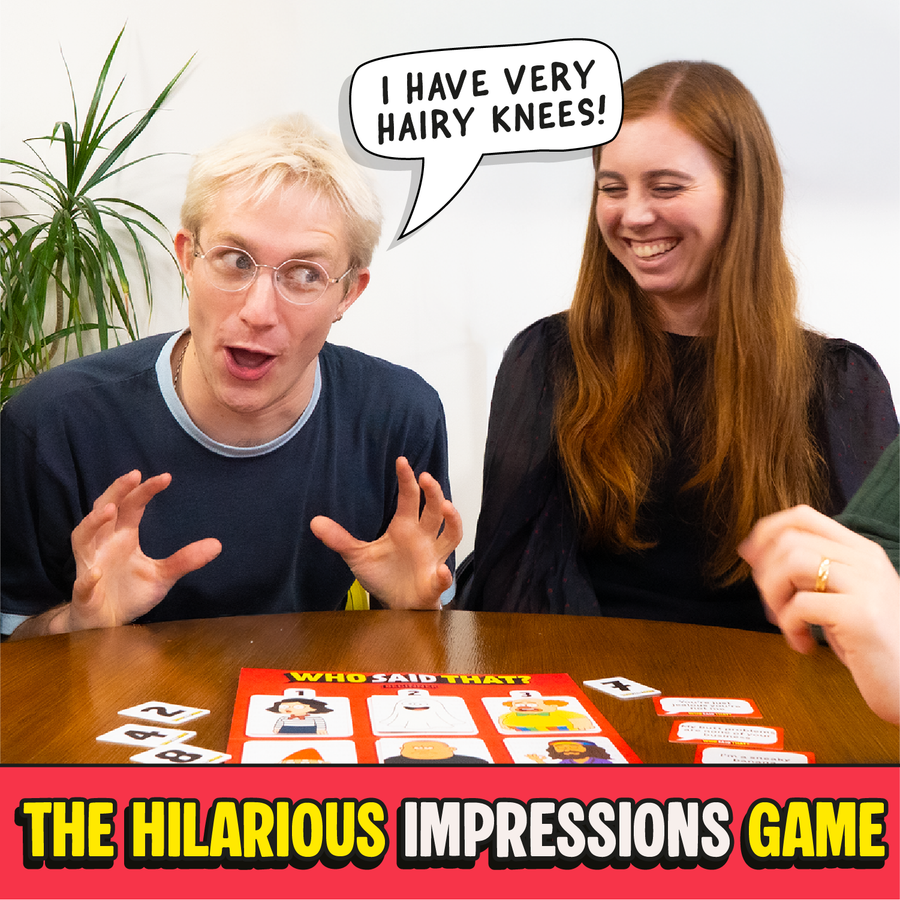 Who Said That - Funny Impressions Party Game For People Bad At Impressions
