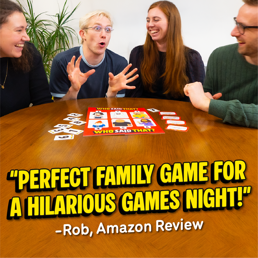 Who Said That - Funny Impressions Party Game For People Bad At Impressions