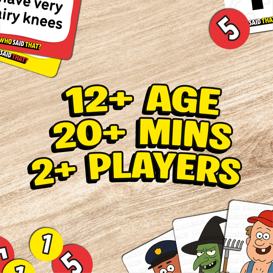 Who Said That - Funny Impressions Party Game For People Bad At Impressions