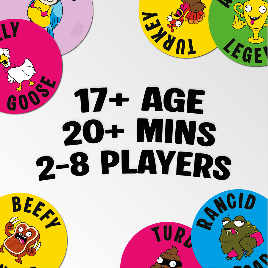 You're A Sticky Beaver - Ridiculous Insult Shouting Game For Adults 17+
